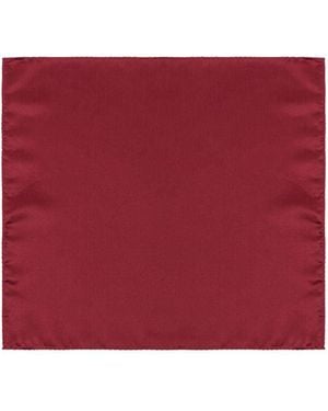 Dolce & Gabbana Red Silk Pocket Square