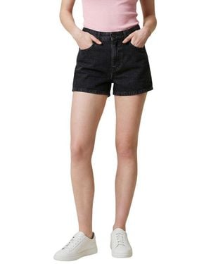 KARL LAGERFELD Black Denim Shorts