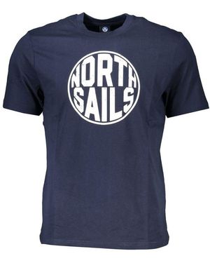 North Sails Cotton T-Shirt - Blue