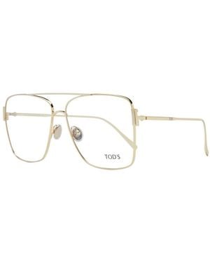 Tod's Gold Metal Glasses (frames) - Metallic