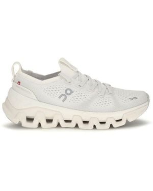 On Shoes White Fabric Athletic Sneakers