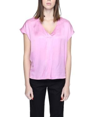 Rinascimento Multicolour Viscose Blouse - Pink