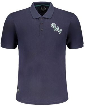 Gianmarco Venturi Blu Cotton Men Polo - Blue