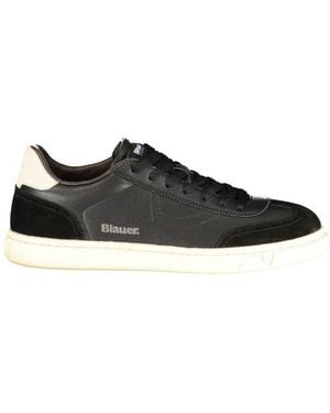 Blauer Black Polyurethane Mens Sneaker