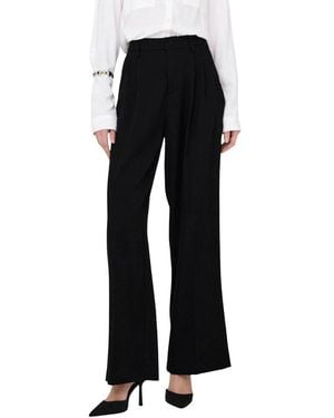 Jacqueline De Yong Black Viscose Casual Pants