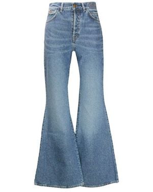 Chloé Wide Leg Denim Jeans - Blue