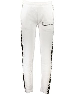 Roberto Cavalli Striped Casual Pants - White