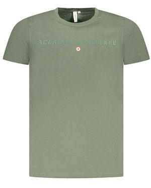 Accademia Militare Verde Cotton Men T - Green