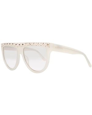MARCIANO BY GUESS Pearl Plastic Sunglasses - White