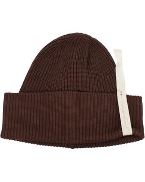 Jacquemus Brown Cotton Beanie