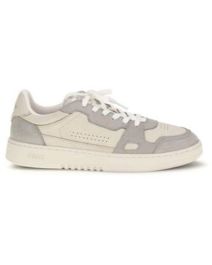 Axel Arigato Grey Calf Leather Bos Taurus Athletic Trainers - White