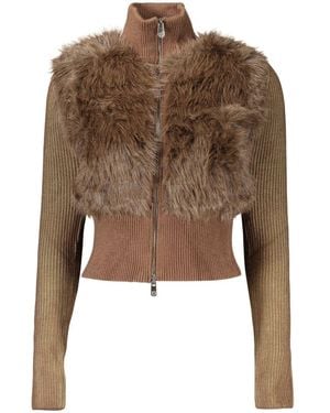 Desigual Viscose Sweater - Brown
