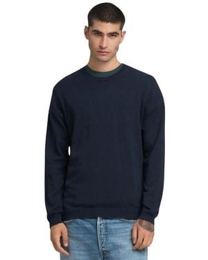 Replay Blue Cotton Sweatshirt