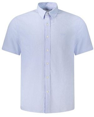 Guess Light Blue Cotton Men's Shirt