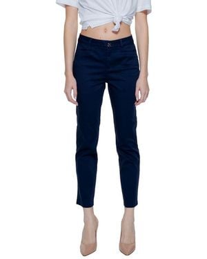 Street One Blue Cotton Jeans & Pant