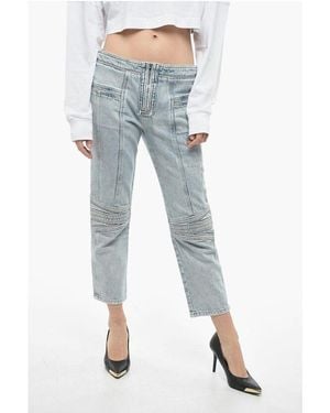 Isabel Marant High Rise Loma Biker Fit Jeans - Blue