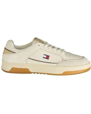 Tommy Hilfiger White Polyurethane Men's Trainer