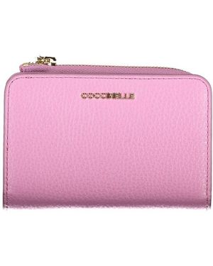 Coccinelle Viola Leather Wallet - Pink
