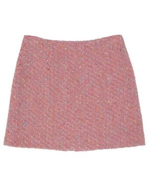 Moschino Wool Mini Skirt - Pink