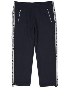 Love Moschino Logo Sweatpants - Blue