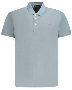 Napapijri Cotton Polo Shirt - Blue