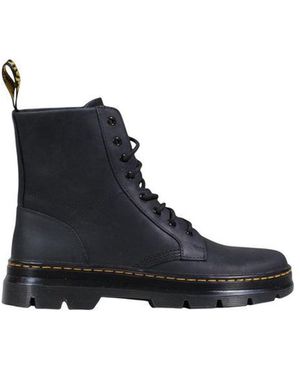 Dr. Martens Black Leather Athletic Trainers