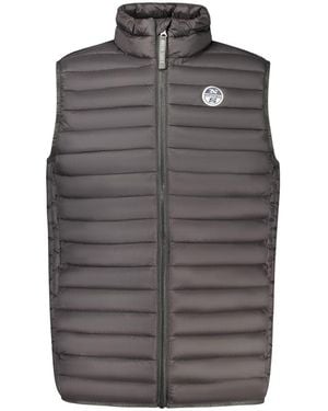North Sails Black Polyamide Men's Jacket - Gray