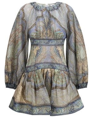 Zimmermann Short Dresses - Grey
