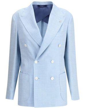 Gi Capri Virgin Wool Blazer - Blue