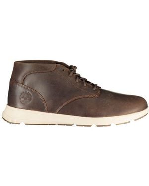 Timberland Brown Polyurethane Men Sneakers