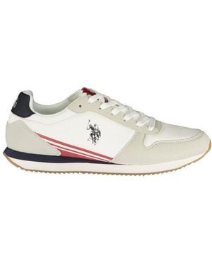 U.S. POLO ASSN. White Polyurethane Men's Trainer