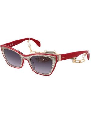 Guess Multicolour Plastic Sunglasses - Red