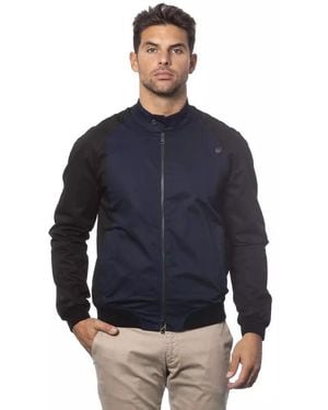 Verri Sleek Bomber Jacket - Blue