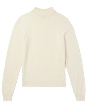 Celine Triomphe Wool Jumper - White