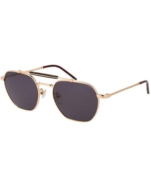 Lozza Gold Metal Sunglasses - Metallic