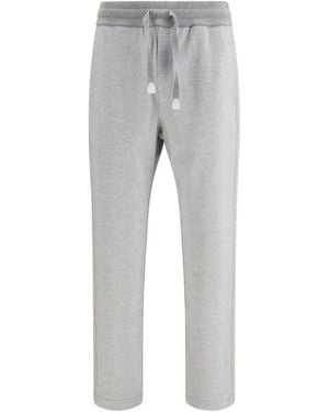 Brioni Gray Cotton Sweatpants (workout Pants)