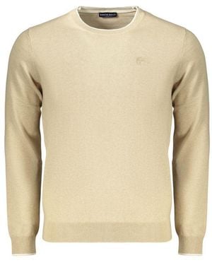 North Sails Beige Cotton Men's Pullover - Natural