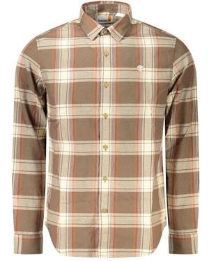 Timberland Plaid Buttondown Shirt - Brown