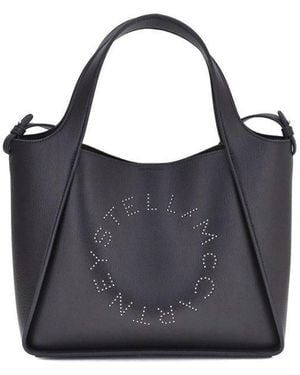 Stella McCartney Faux Leather Tote Bag - Blue