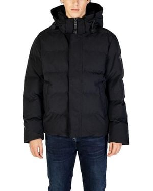 Replay Black Polyamide Coat