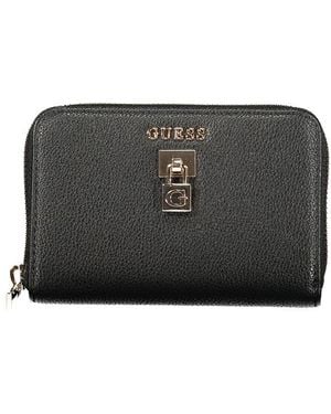Guess Nero Poliuretano Wallet - Black