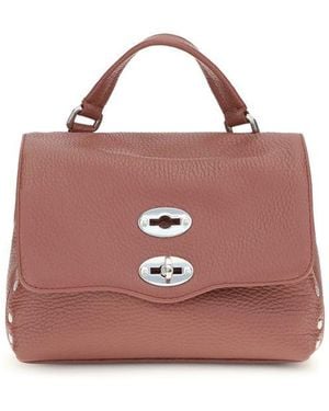 Zanellato Multicolour Calf Leather Bos Taurus Handbag - Purple