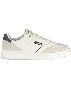 Gas White Polyester Men's Sneaker
