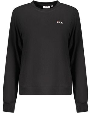 Fila Black Cotton Sweatshirt