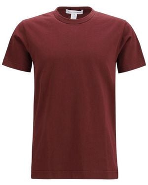 Comme des Garçons Bordeaux Cotton T - Red