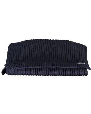 North Sails Blue Cotton Men Scarf