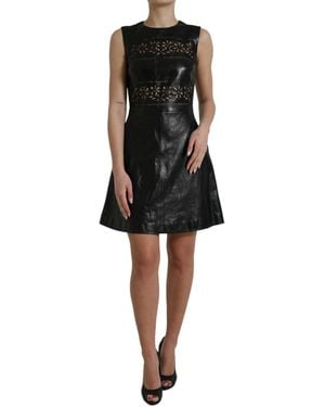 RED Valentino Shiny Black Nylon Cut Out A