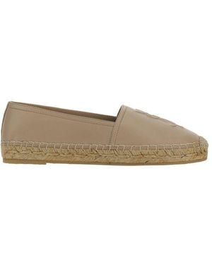 Saint Laurent Beige Lamb Ovis Aries Aries Espadrilles - Natural