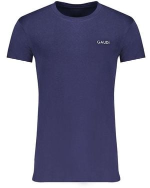 GAUDI Cotton T-Shirt - Blue