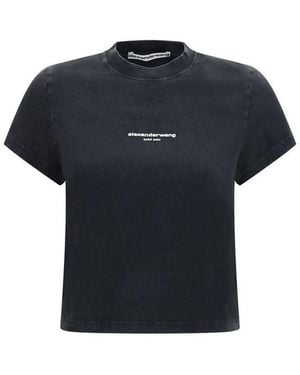 Alexander Wang Grey Cotton T - Blue